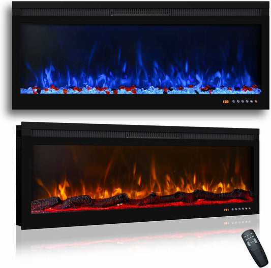 Mystflame 3D La Perla 42 realistischer Wand-Elektrokamin (BxHxT) 1066x450x160 mm