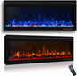 Mystflame 3D La Perla 50 realistischer Wand-Elektrokamin (BxHxT) 1270x450x160 mm