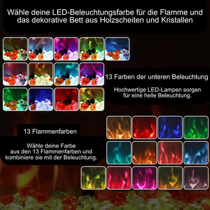 Mystflame 3D La Perla 60 realistischer Wand-Elektrokamin (BxHxT) 1524x450x160 mm