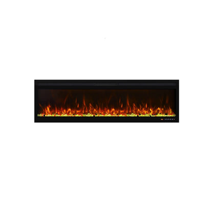 Mystflame 3D La Perla 72 realistischer Wand-Elektrokamin (BxHxT) 1829x450x160 mm