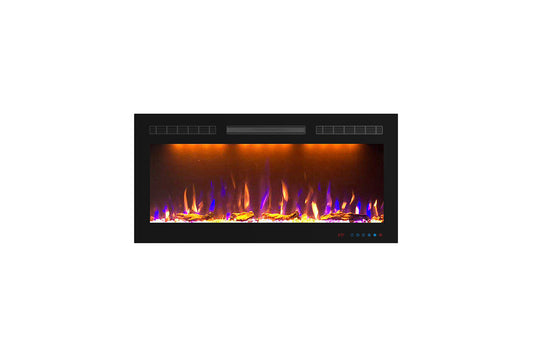 Moderner elektrischer Kamin Mystflame Crystal 36 (BxHxT) 915x450x145 mm