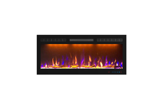 Moderner elektrischer Kamin Mystflame Crystal 40 (BxHxT) 1020x450x145 mm