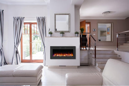 Dekorativer elektrischer Wandkamin Mystflame Galaxy 42 (BxHxT) 1070x450x145 mm