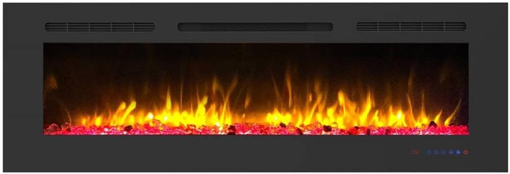 Dekorativer elektrischer Wandkamin Mystflame Galaxy 72 (BxHxT) 1830x450x145 mm