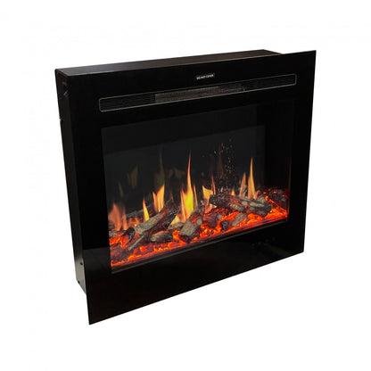 Elektrokamin mit Holzscheiten und Heizfunktion Mystflame V-Art 25 (BxHxT) 660x602x202 mm